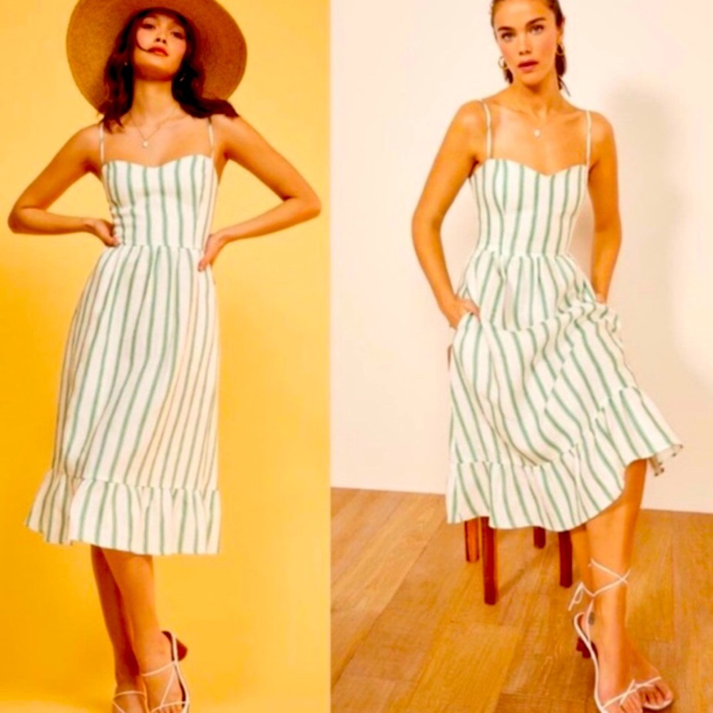 Reformation linen dress